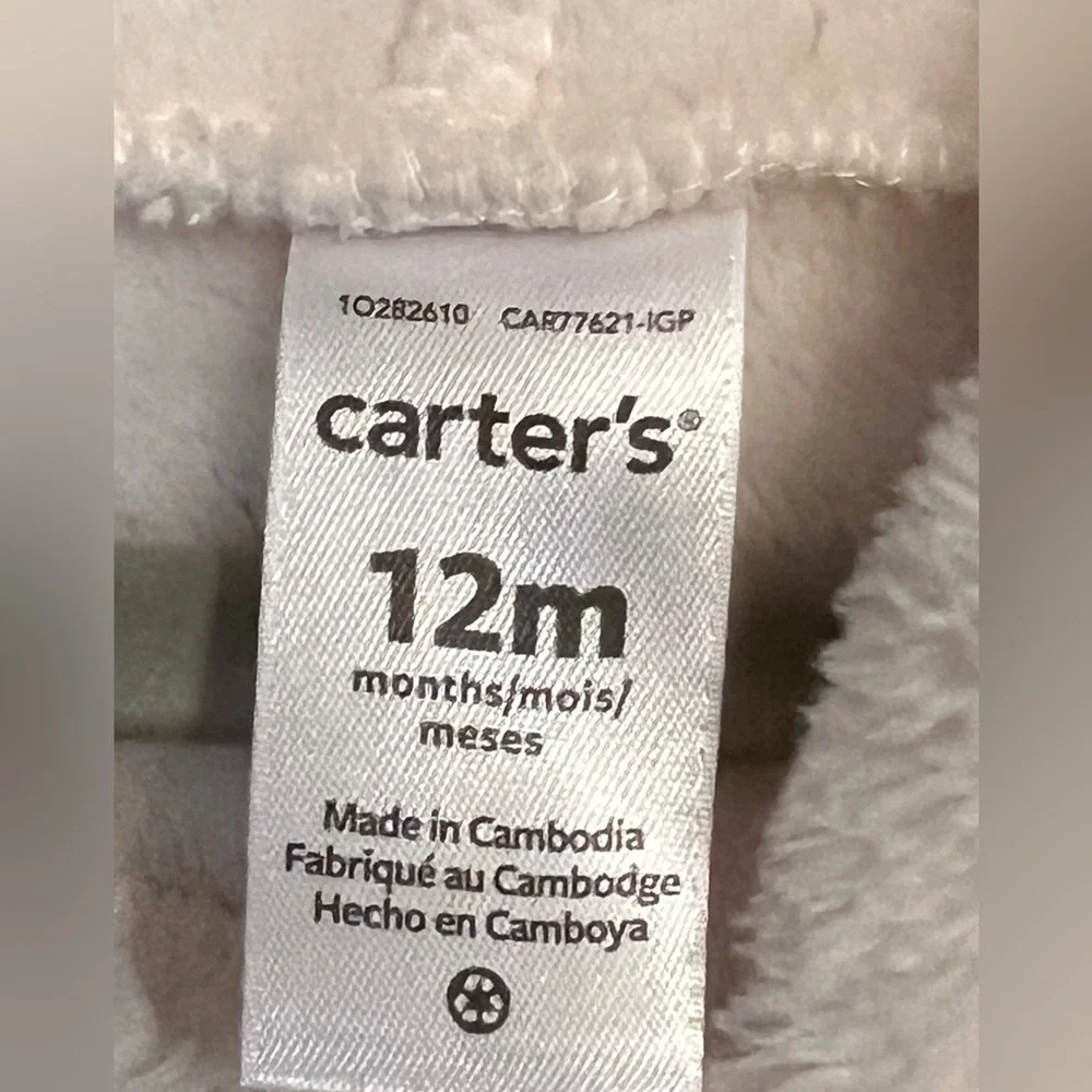 Carter's Soft White Kids Hoodie
